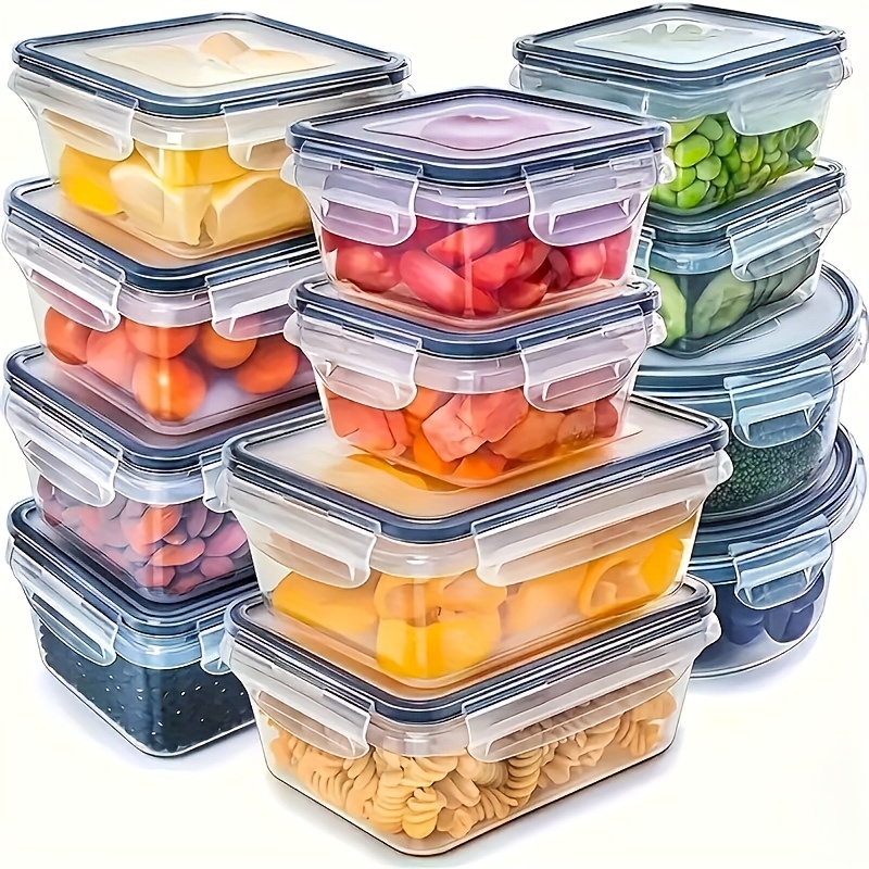 Meal Prep Microwave - Set da 8 Pezzi: 4 Contenitori