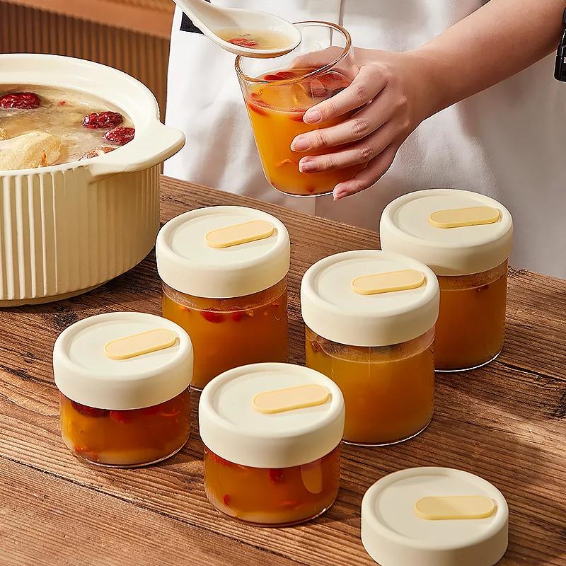 Meal Prep Juice Bottles - Barattolo in Vetro per Alimenti 240/400ML