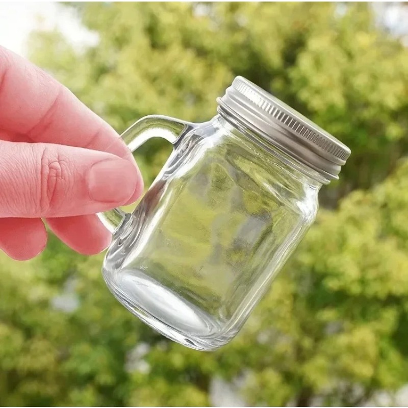 Meal Prep Juice Bottles - Bottiglie di erogazione in vetro portatili