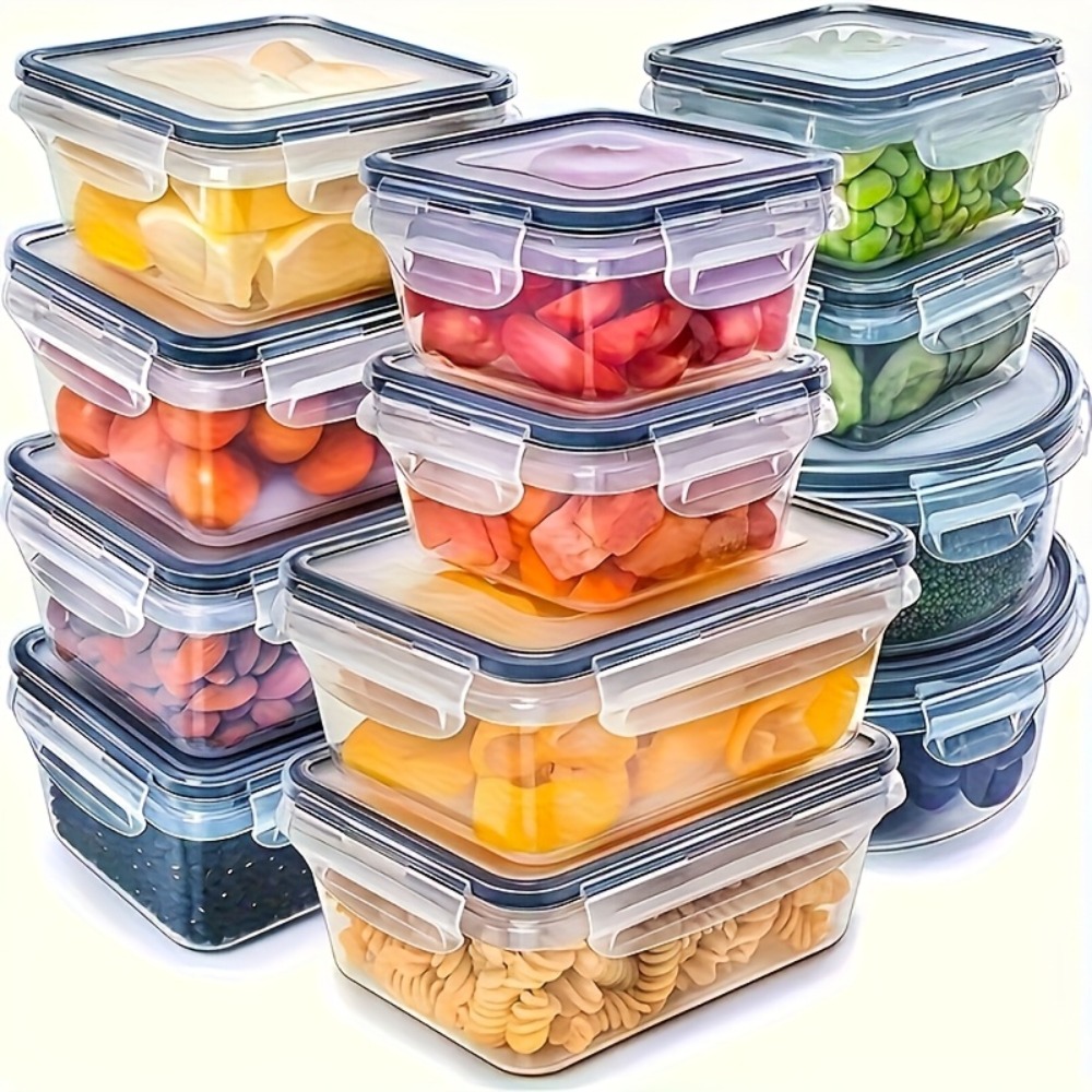 Meal Prep Microwave - Contenitore Ermetico per Alimenti con Coperchio,
