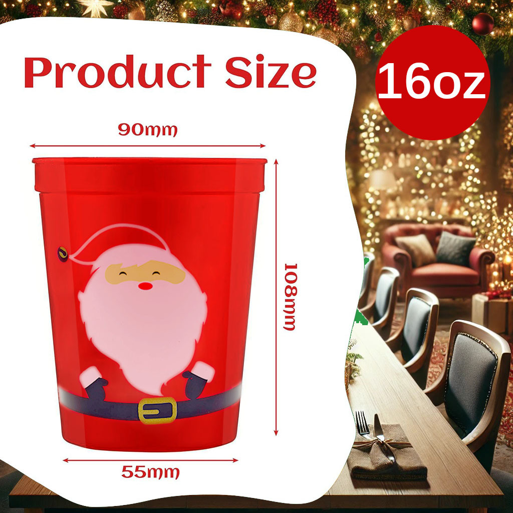 Tazza di buon Natale da 16 onc - Meal Prep Juice Bottles recensione e prezzo
