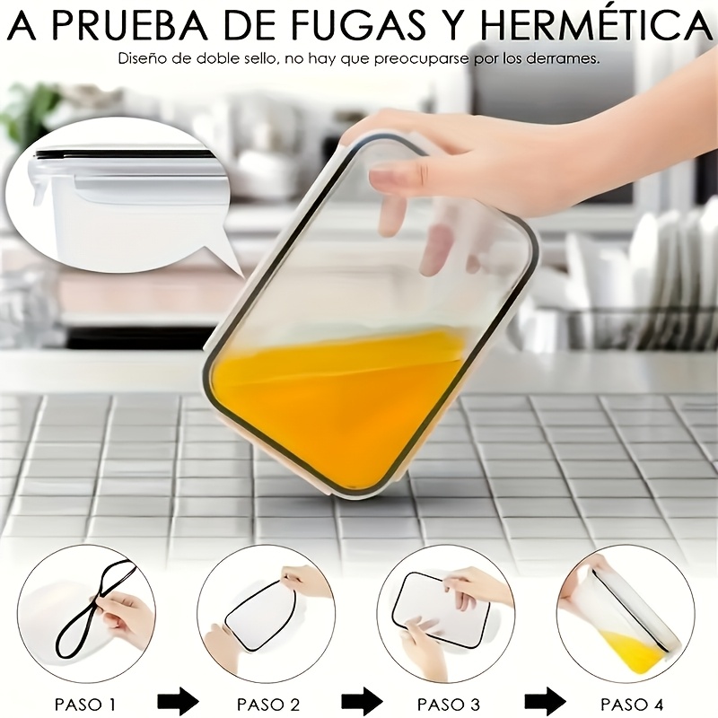 Set da 8 Pezzi: 4 Contenitori  - Meal Prep Microwave recensione e prezzo